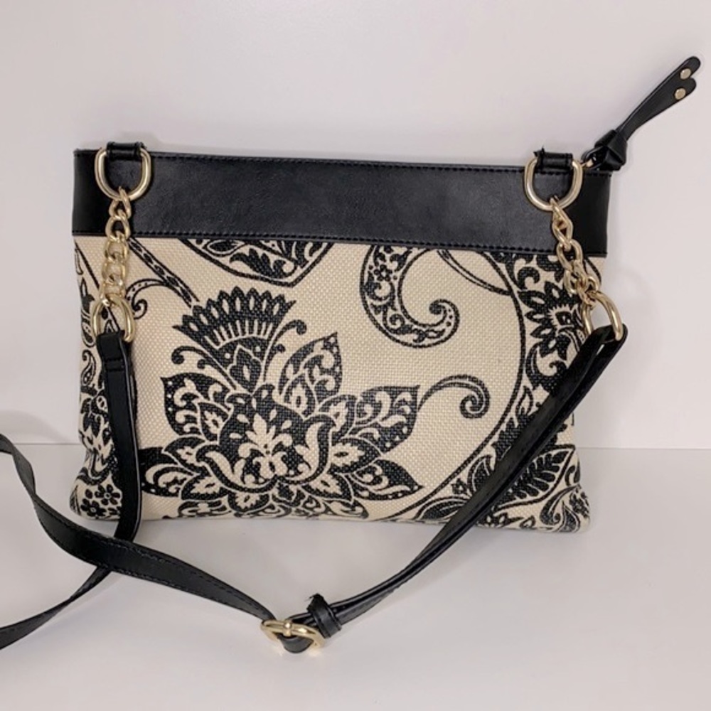 Spartina 449 Paisley Crossbody Satchel Purse - Picture 2 of 11
